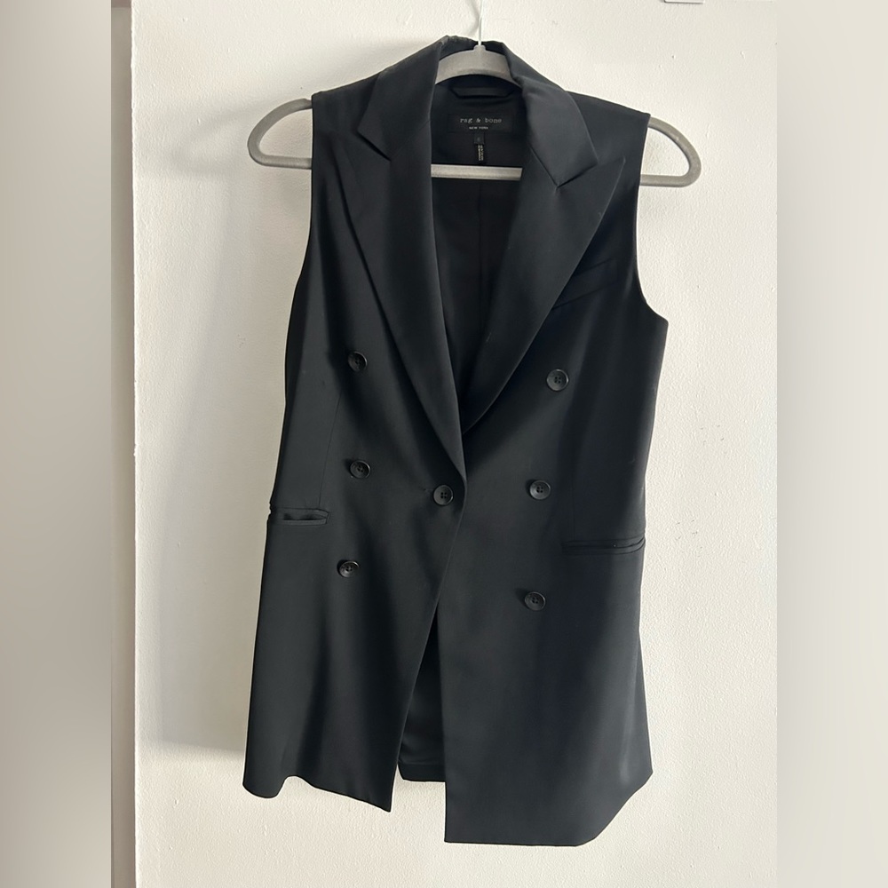 rag&bone tailored waistcoat vest.